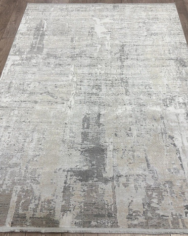 Ковер турецкий MA61A LUXURY DOKU (Бамбуковый шелк, серый)